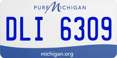 MI license plate DLI6309