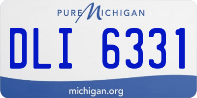 MI license plate DLI6331