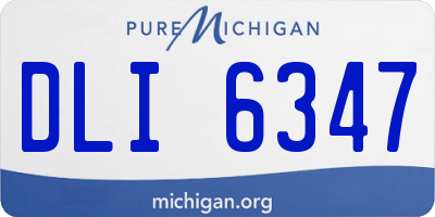 MI license plate DLI6347