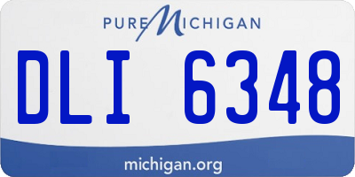 MI license plate DLI6348