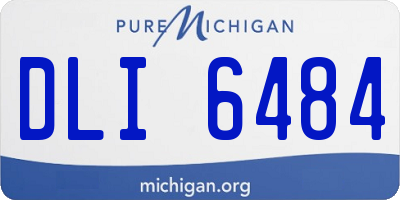 MI license plate DLI6484