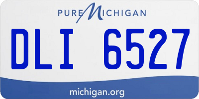 MI license plate DLI6527
