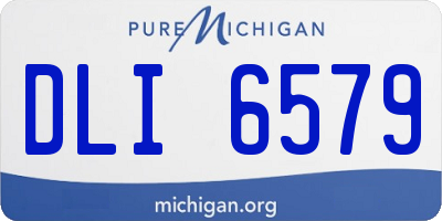 MI license plate DLI6579