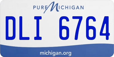 MI license plate DLI6764