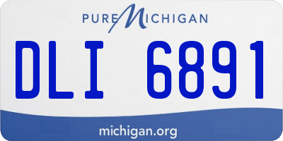 MI license plate DLI6891