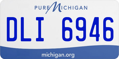 MI license plate DLI6946