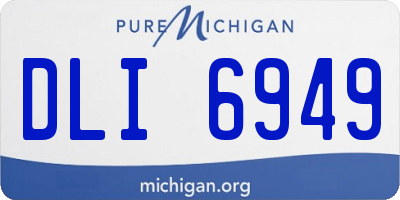 MI license plate DLI6949