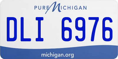 MI license plate DLI6976
