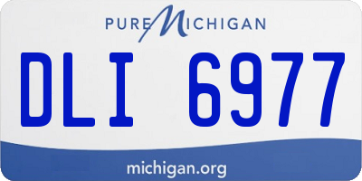 MI license plate DLI6977
