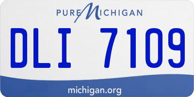 MI license plate DLI7109