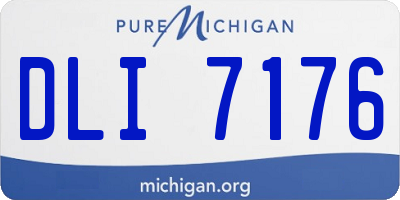 MI license plate DLI7176