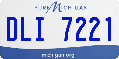 MI license plate DLI7221