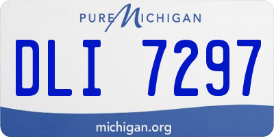 MI license plate DLI7297