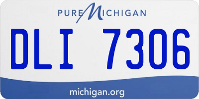 MI license plate DLI7306