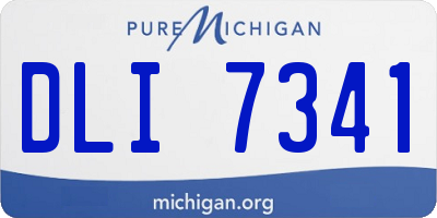 MI license plate DLI7341