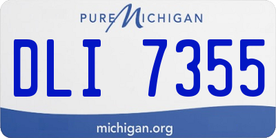 MI license plate DLI7355