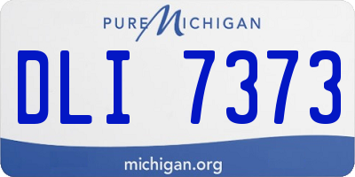 MI license plate DLI7373