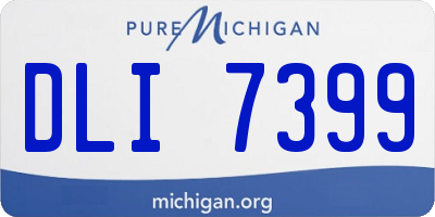 MI license plate DLI7399