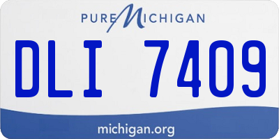 MI license plate DLI7409