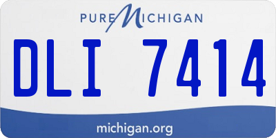 MI license plate DLI7414