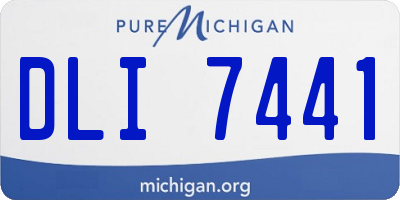 MI license plate DLI7441