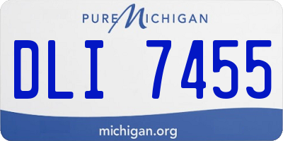 MI license plate DLI7455