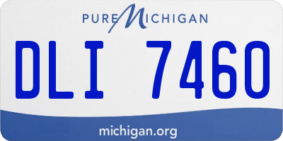 MI license plate DLI7460