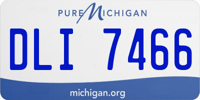 MI license plate DLI7466