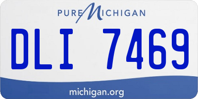 MI license plate DLI7469