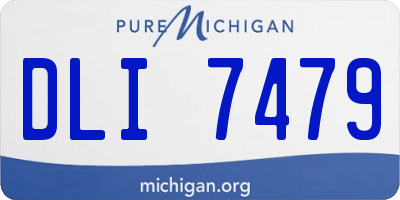 MI license plate DLI7479