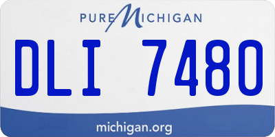 MI license plate DLI7480