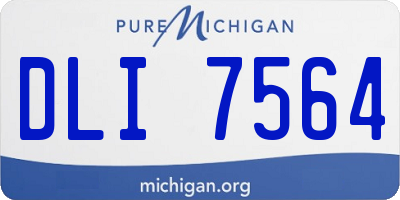 MI license plate DLI7564