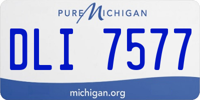 MI license plate DLI7577
