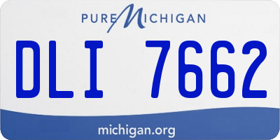 MI license plate DLI7662