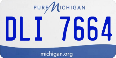 MI license plate DLI7664