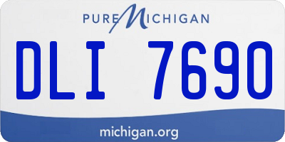 MI license plate DLI7690