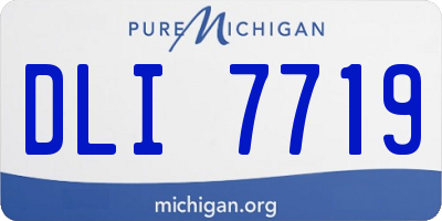 MI license plate DLI7719