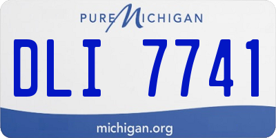 MI license plate DLI7741
