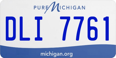 MI license plate DLI7761