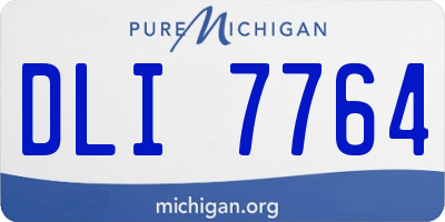 MI license plate DLI7764