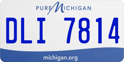 MI license plate DLI7814