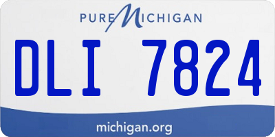 MI license plate DLI7824