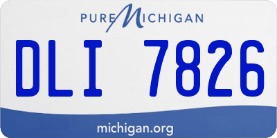 MI license plate DLI7826