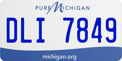 MI license plate DLI7849