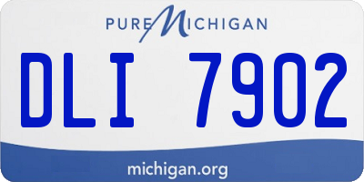 MI license plate DLI7902