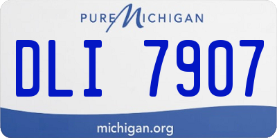 MI license plate DLI7907