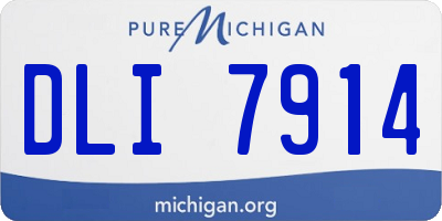 MI license plate DLI7914
