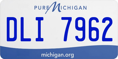 MI license plate DLI7962