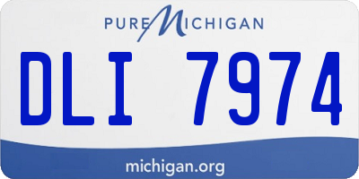 MI license plate DLI7974