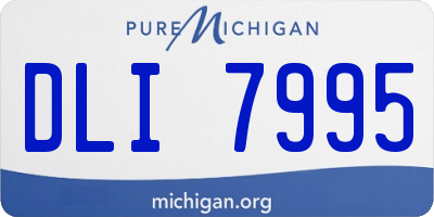 MI license plate DLI7995